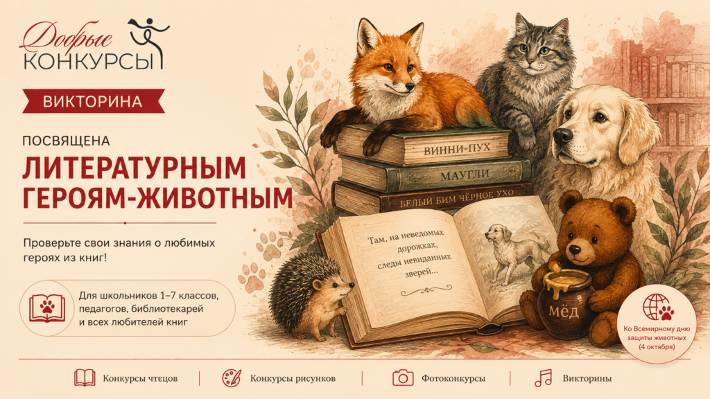 Викторина «Литературные герои-животные»