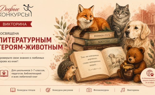 Викторина «Литературные герои-животные»