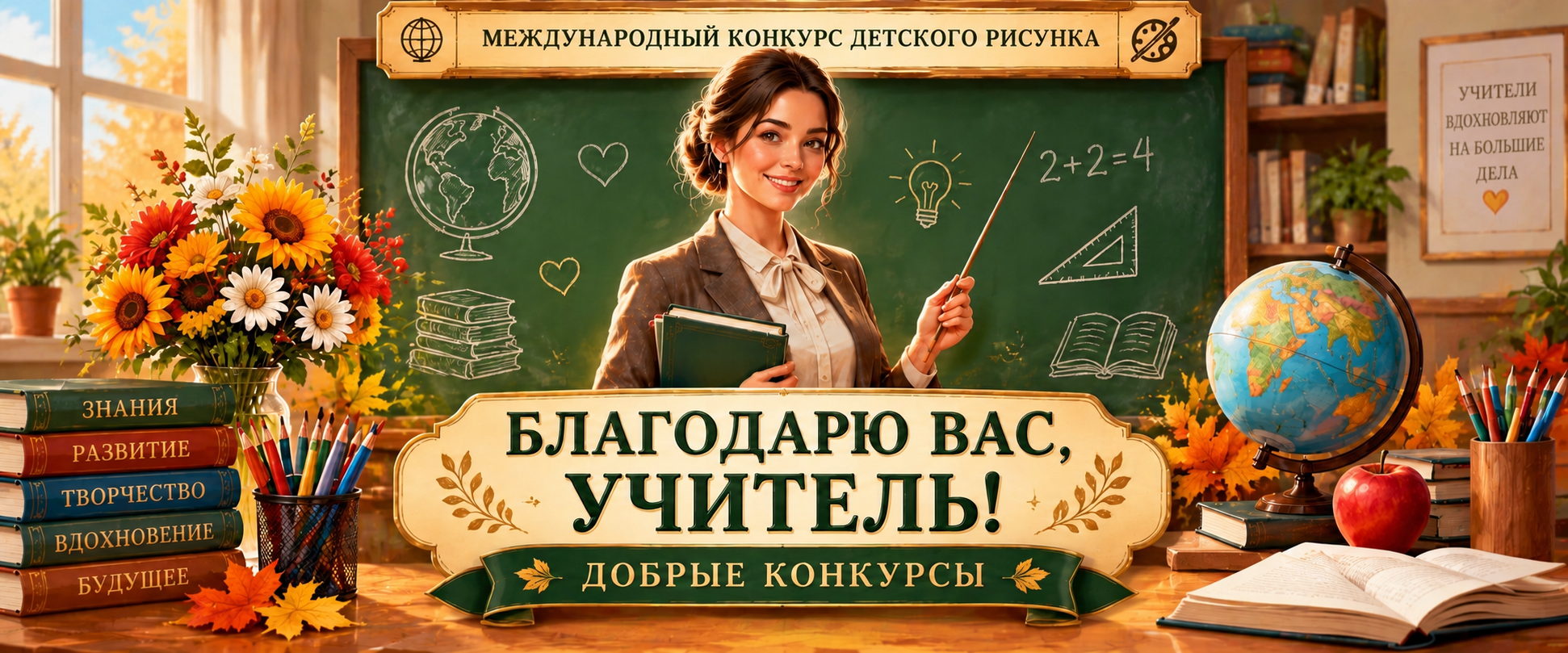 II Международный конкурс детского рисунка «Благодарю вас, учитель»