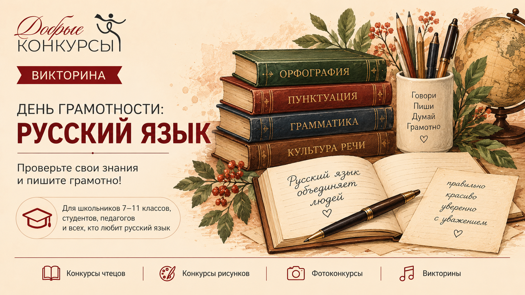 викторина ко Дню грамотности