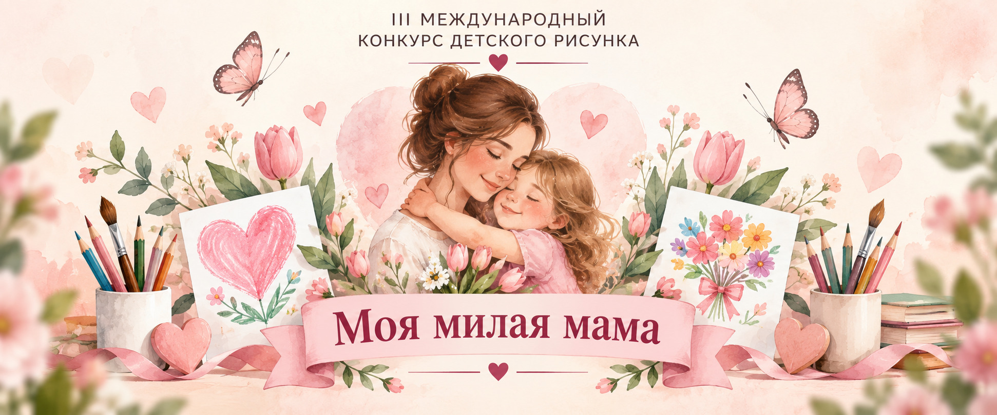 III Международный конкурс детского рисунка «Моя милая мама»